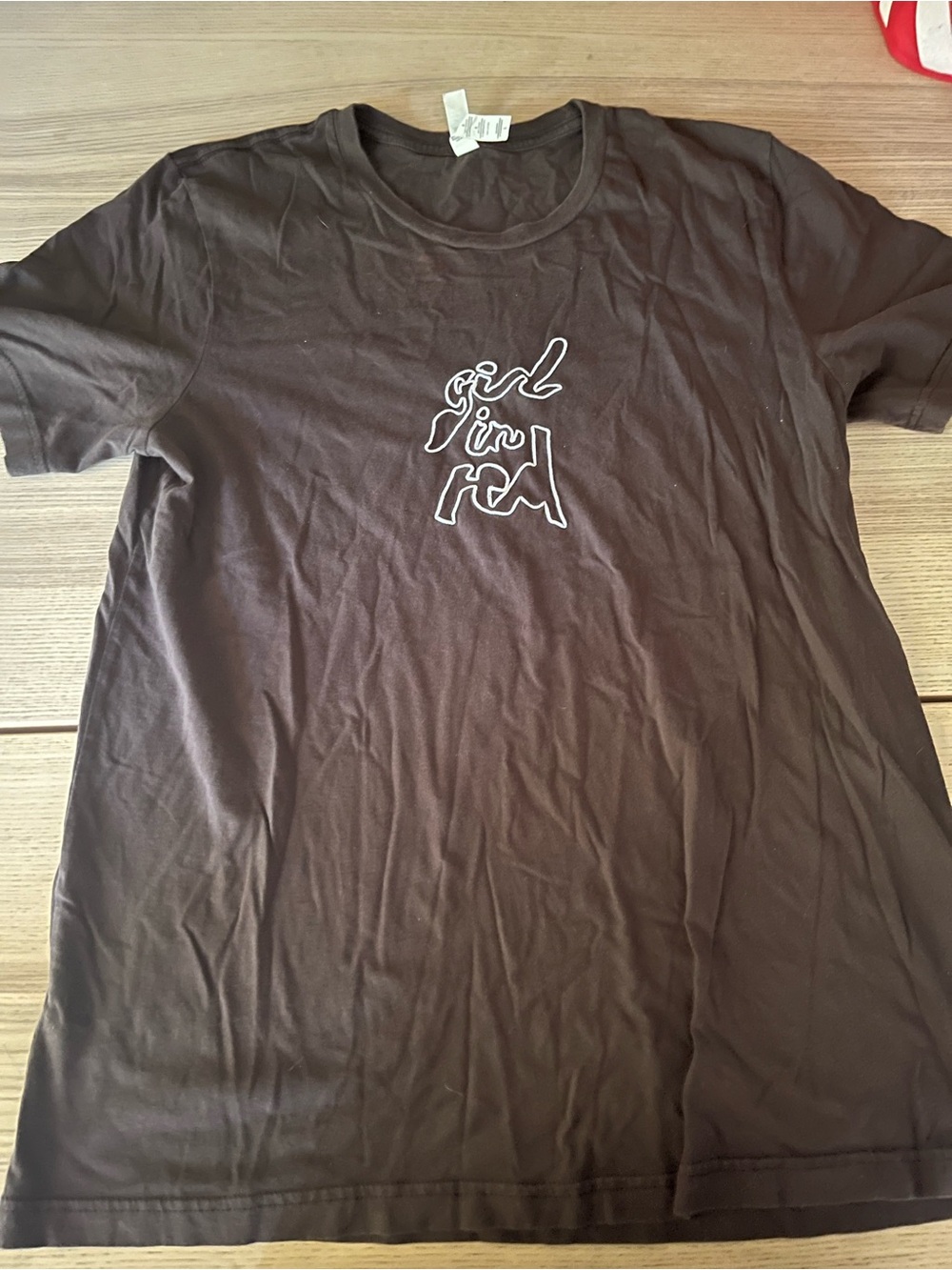 Bella Canvas Girl in Red concert t-shirt merch